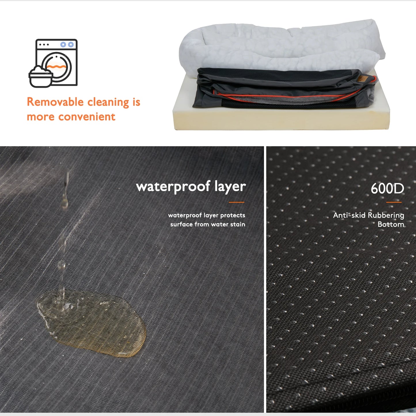 Soft Orthopedic Foam Pet Bed Sleeping Mat