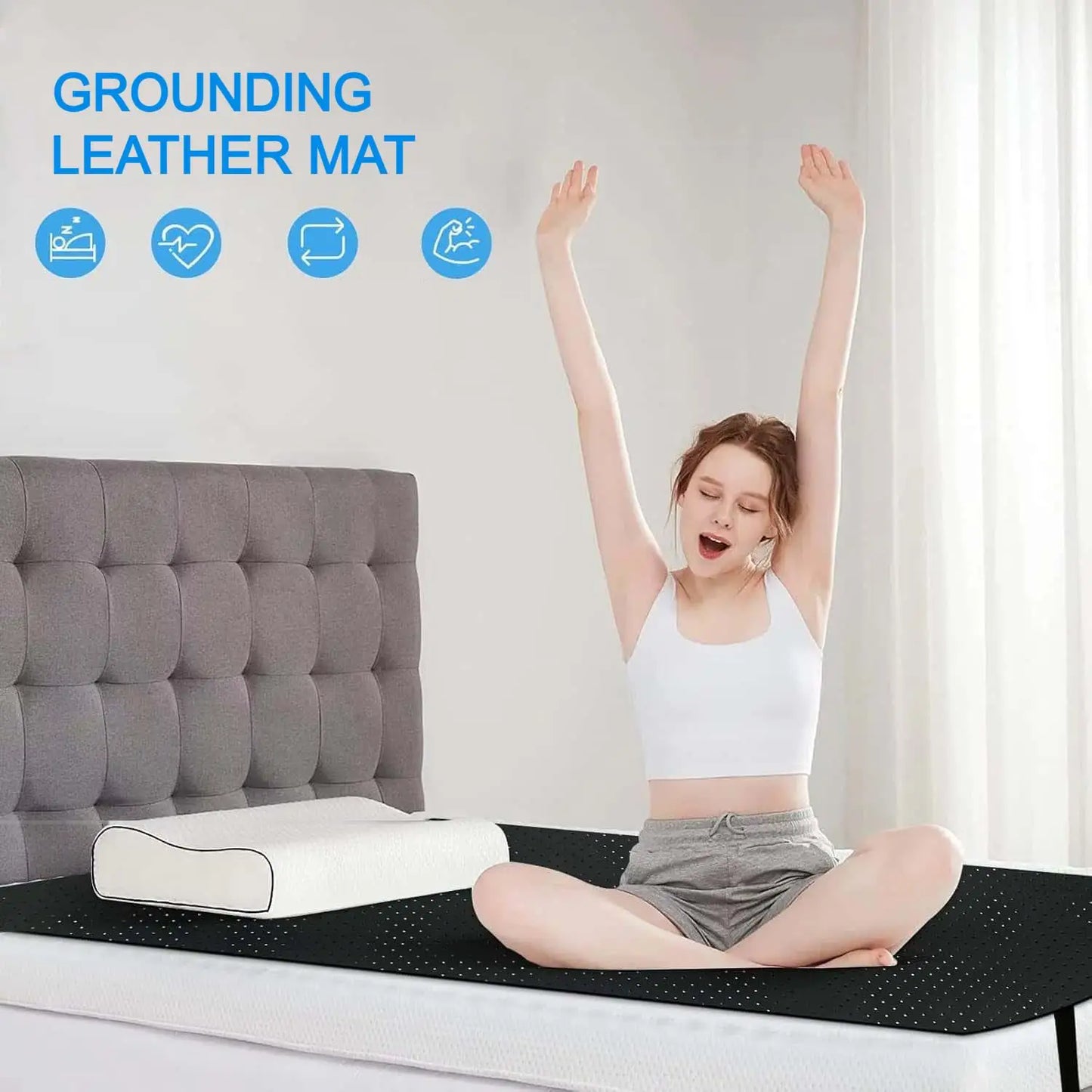 Grounding Sheet Combo Conductive  Leather Grounding Mat
