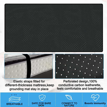 Grounding Sheet Combo Conductive  Leather Grounding Mat
