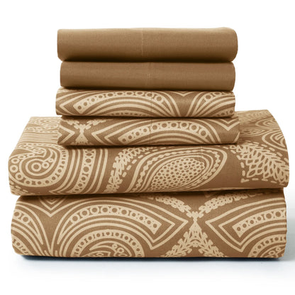 Microfiber, Wrinkle-Free, Luxurious Printed Bed Sheets