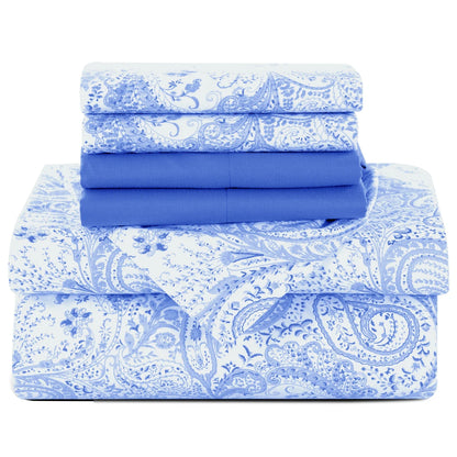 Microfiber, Wrinkle-Free, Luxurious Printed Bed Sheets