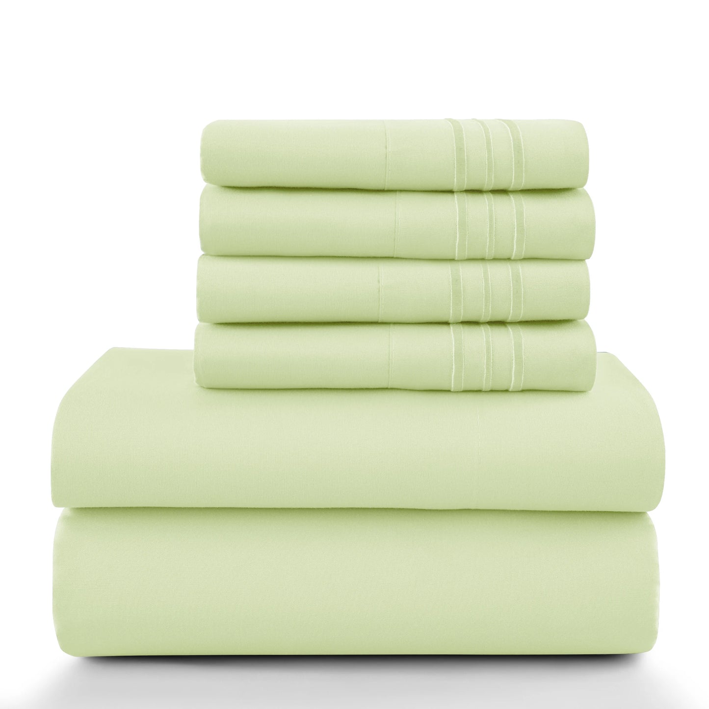 6 Piece Ultra-Soft Microfiber Bed Sheets