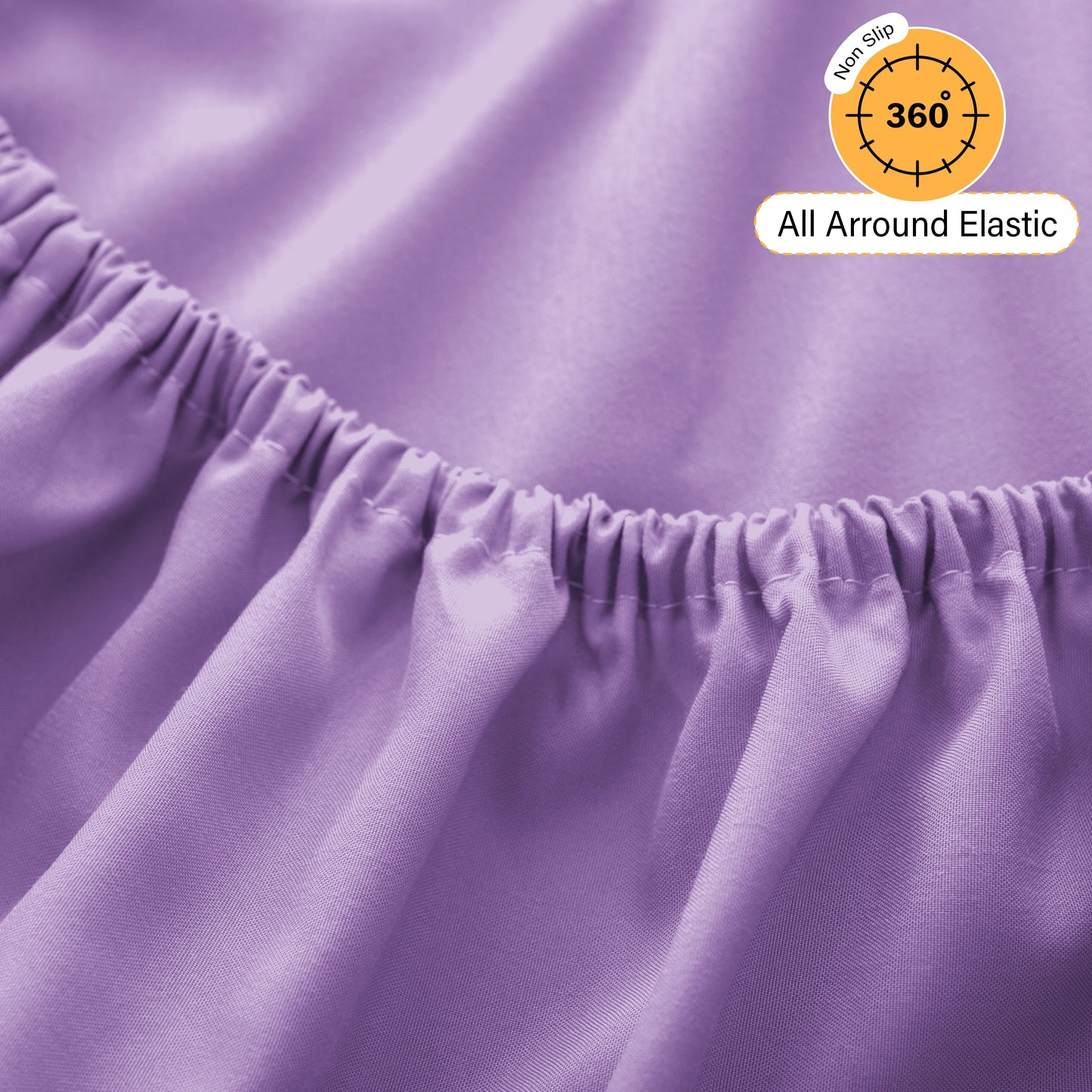 3 Piece Microfiber Bed Sheets with Flat Sheet