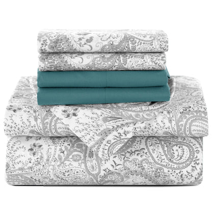 Microfiber, Wrinkle-Free, Luxurious Printed Bed Sheets