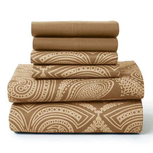 Microfiber, Wrinkle-Free, Luxurious Printed Bed Sheets