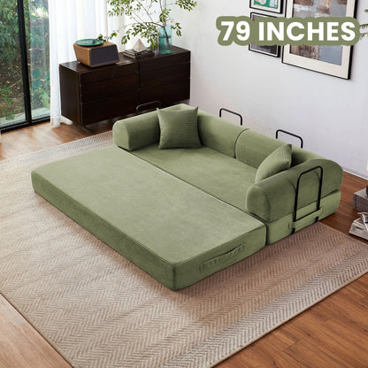 Boneless Couch Foldable Convertible Futon Sleeper Sofa