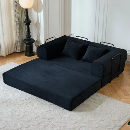 Boneless Couch Foldable Convertible Futon Sleeper Sofa
