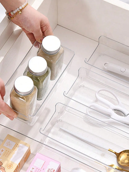 Clear Drawer Organizer Set Makeup Jewelry Kitchen