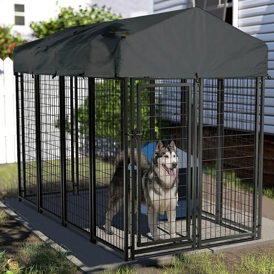 Large Outdoor Dog Kennel Pen Pet Enclosure