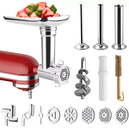 Stainless Steel Grinder Attachment For KitchenAid  Mixer