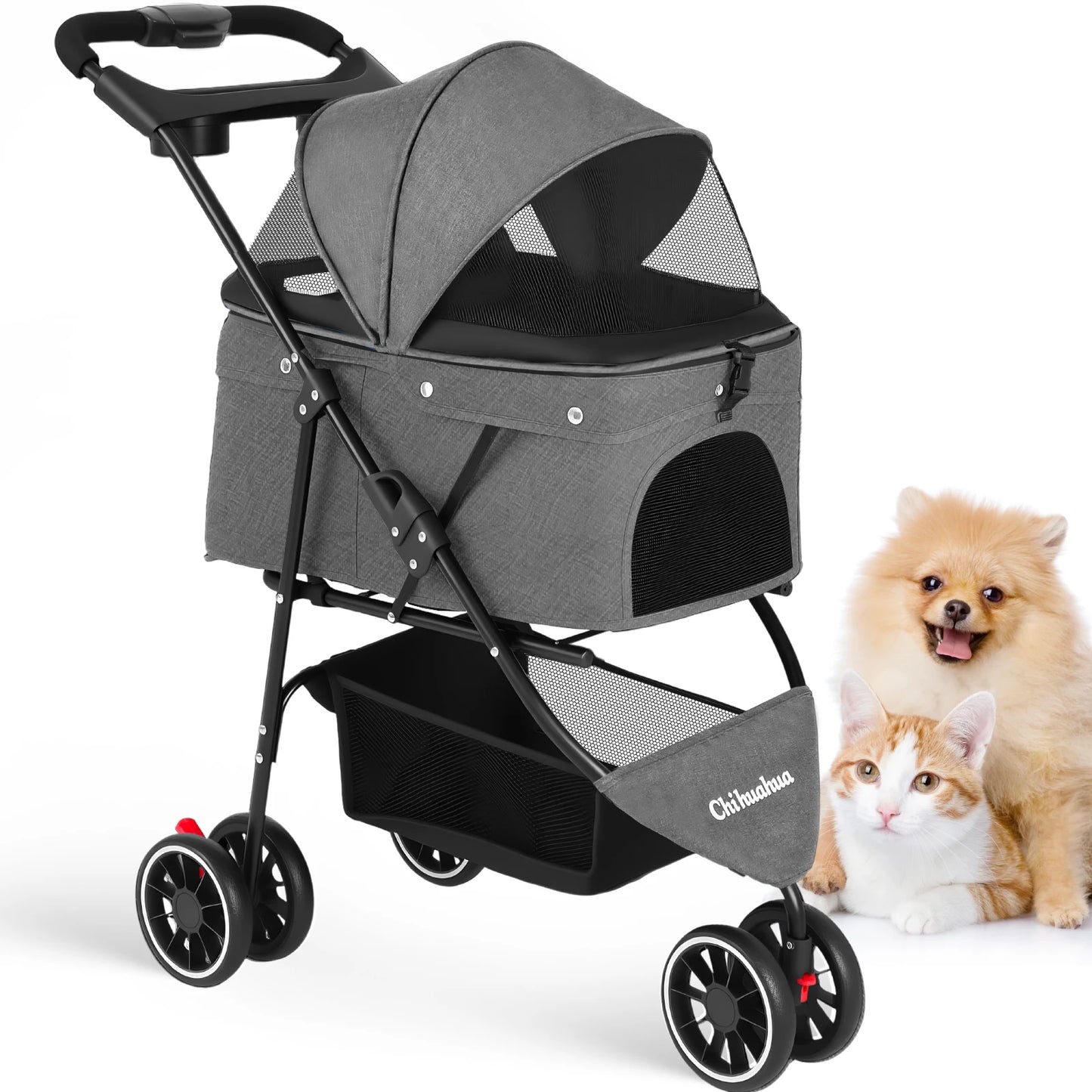 Portable Travel Foldable Dog Cat Carrier Strolling