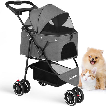Portable Travel Foldable Dog Cat Carrier Strolling
