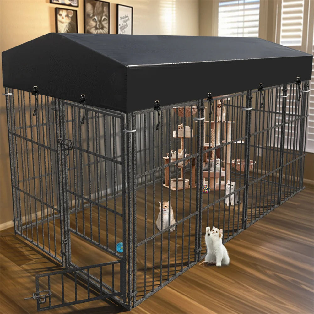 Large Dog Kennel/Playpen Pet Run with Roof
