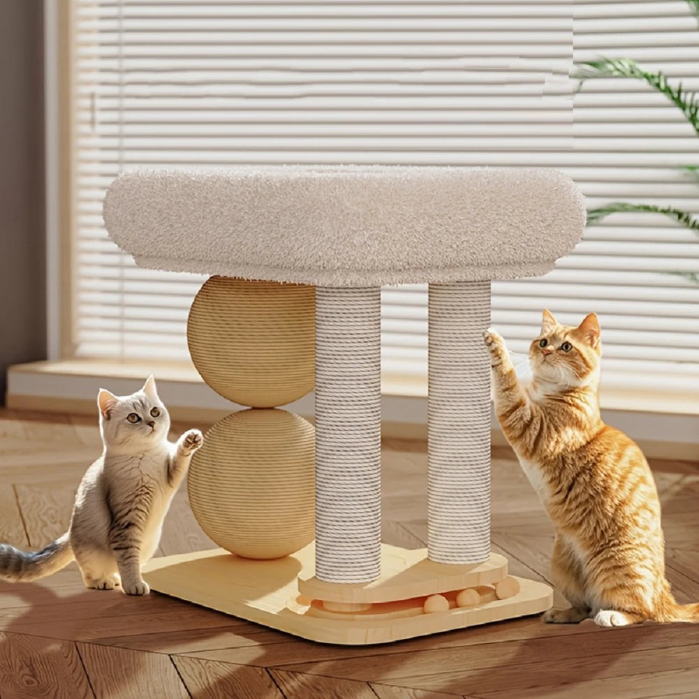 Cat Climbing/Jumping Platform With Sisal Bed