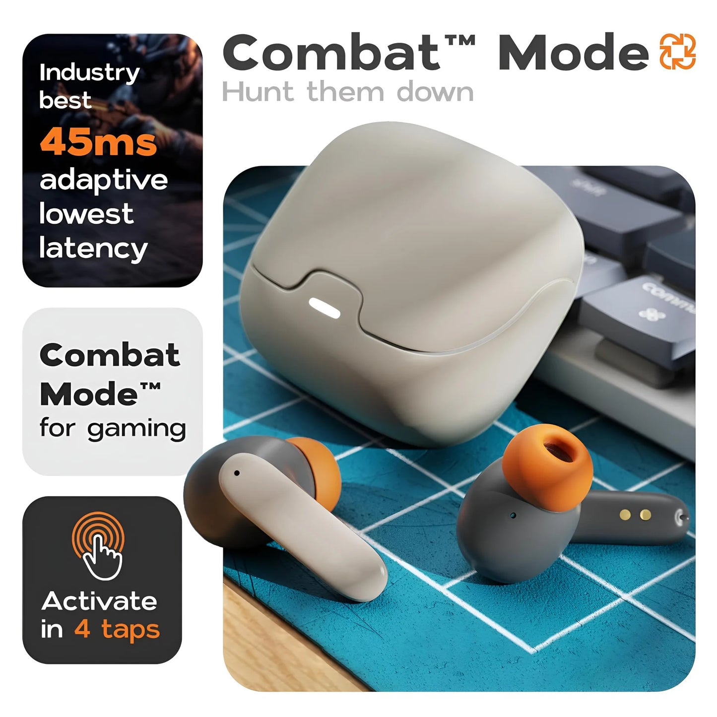 TWS Wireless Earphones Bluetooth Dual Microphone Noise Cancelling