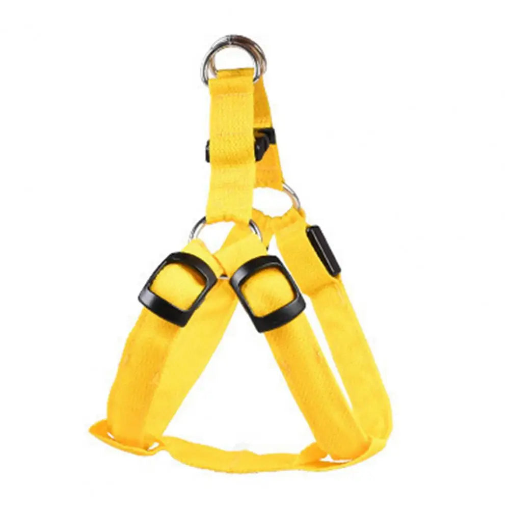 Adjustable LED Pet Harness USB Rechargeable Light