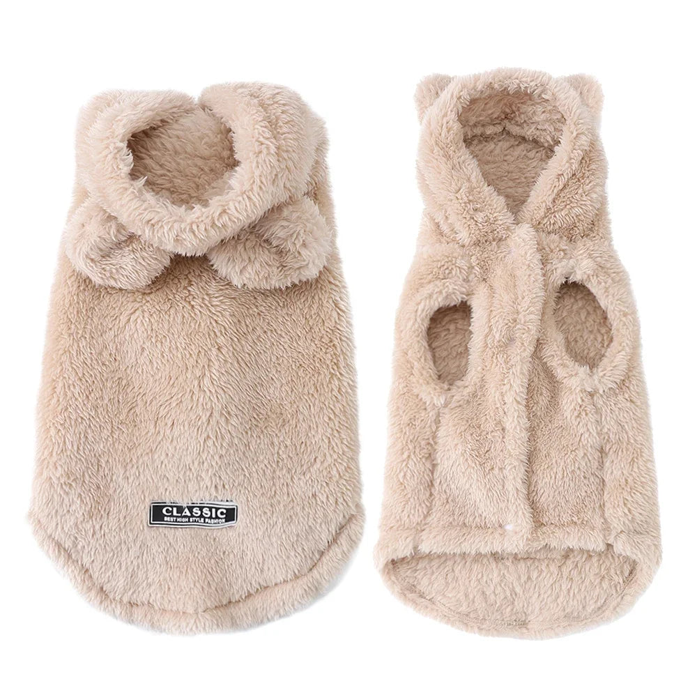 Soft Fleece Pet Dog Clothes Cute Hoodie