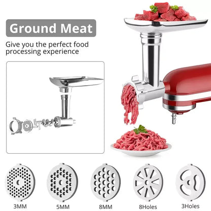 Stainless Steel Grinder Attachment For KitchenAid  Mixer