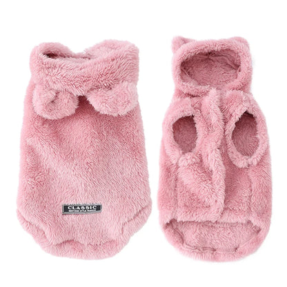 Soft Fleece Pet Dog Clothes Cute Hoodie
