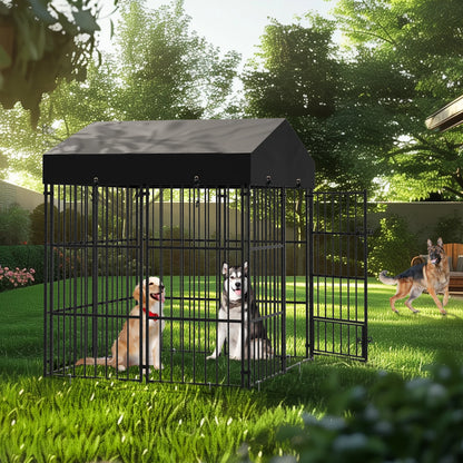 Large Outdoor Dog Kennel Pen Pet Enclosure