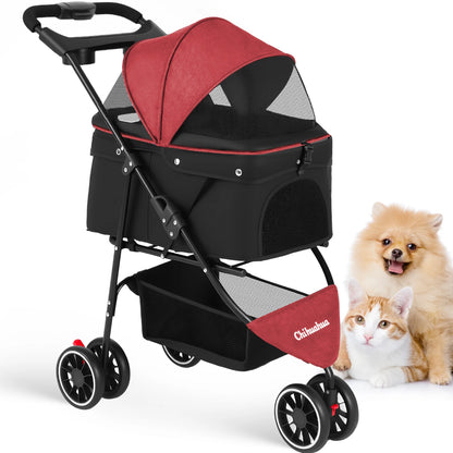 Portable Travel Foldable Dog Cat Carrier Strolling