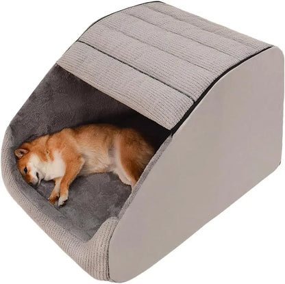 Dog Bed House with 30D Memory Sponge