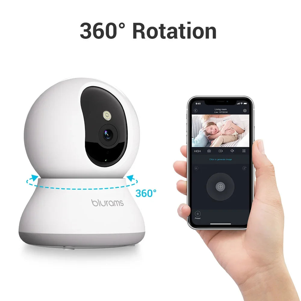 Security Camera with Motion Tracking for Pet