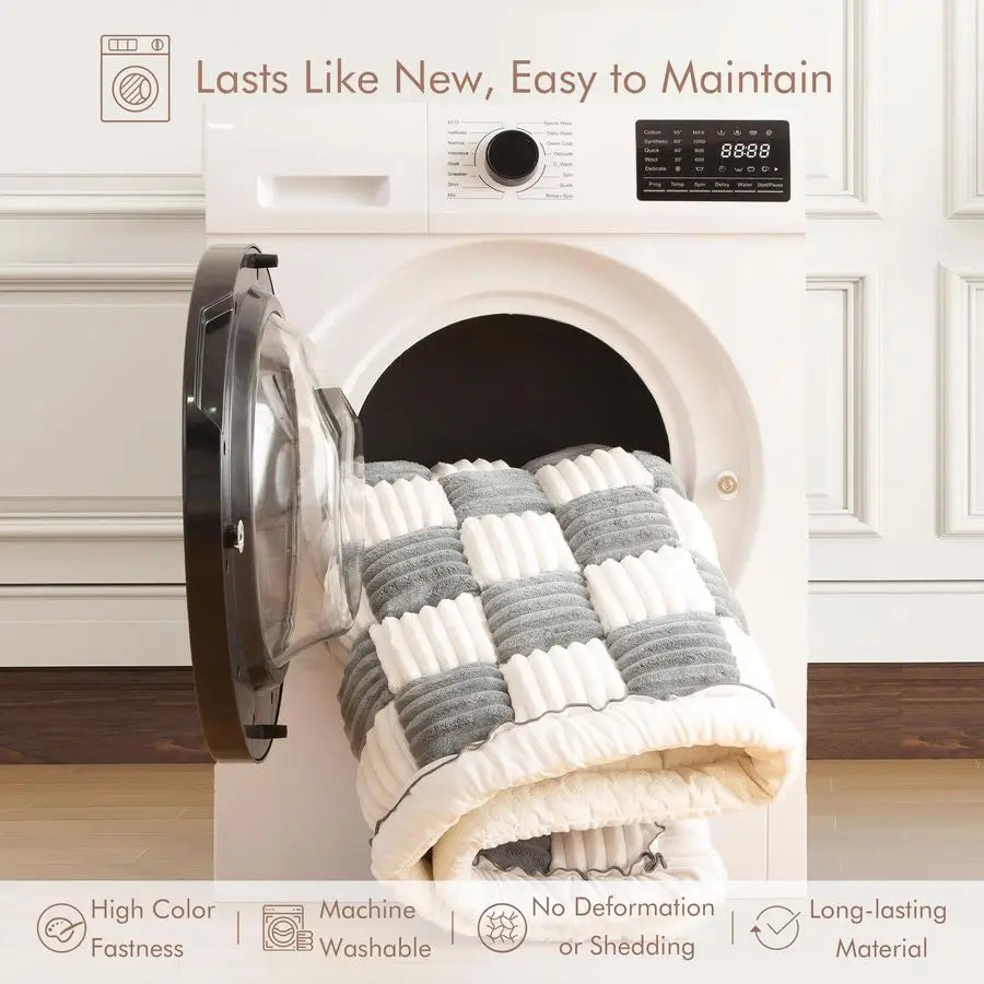 Washable Sectional Fleece Couch Cover for Pets