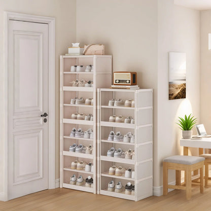 5/7-Layer Dustproof Shoe Cabinet and Organizer Rack