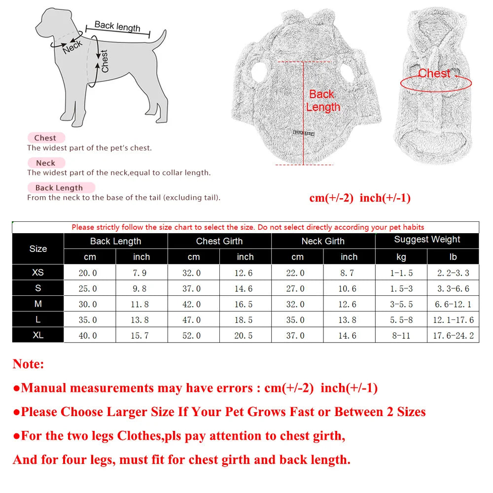 Soft Fleece Pet Dog Clothes Cute Hoodie