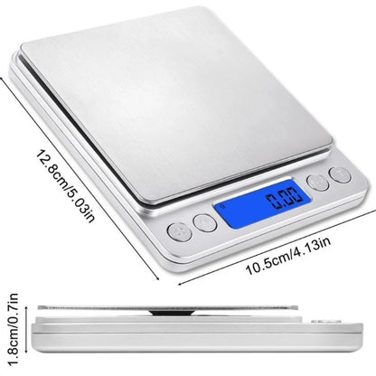 Digital Kitchen or Jewelry Scale  with LCD/Tare