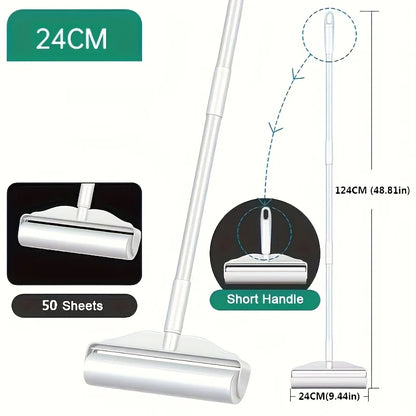 Extendable Pet Hair Roller – Fast Fur Removal for Furniture & Floors
