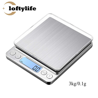 Digital Kitchen or Jewelry Scale  with LCD/Tare