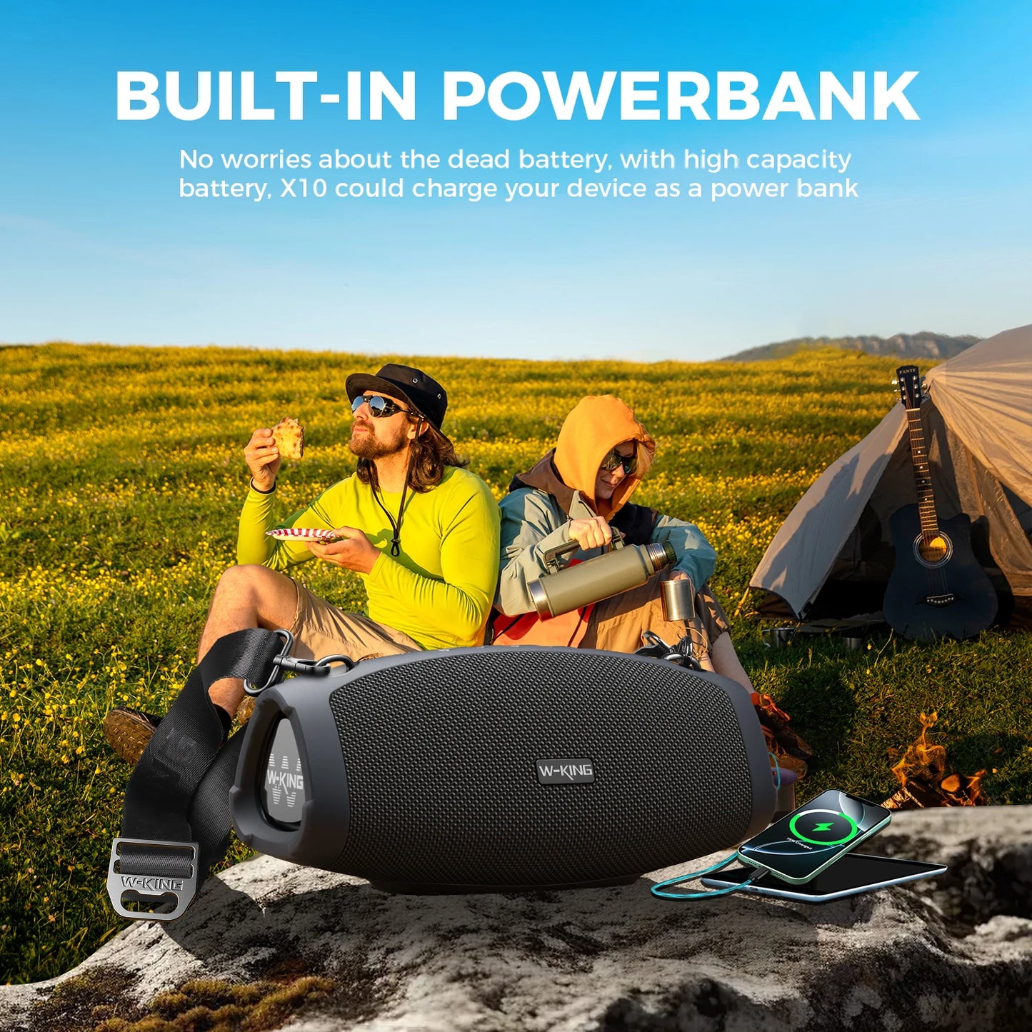 Portable Waterproof Outdoor Wireless Bluetooth Speakers
