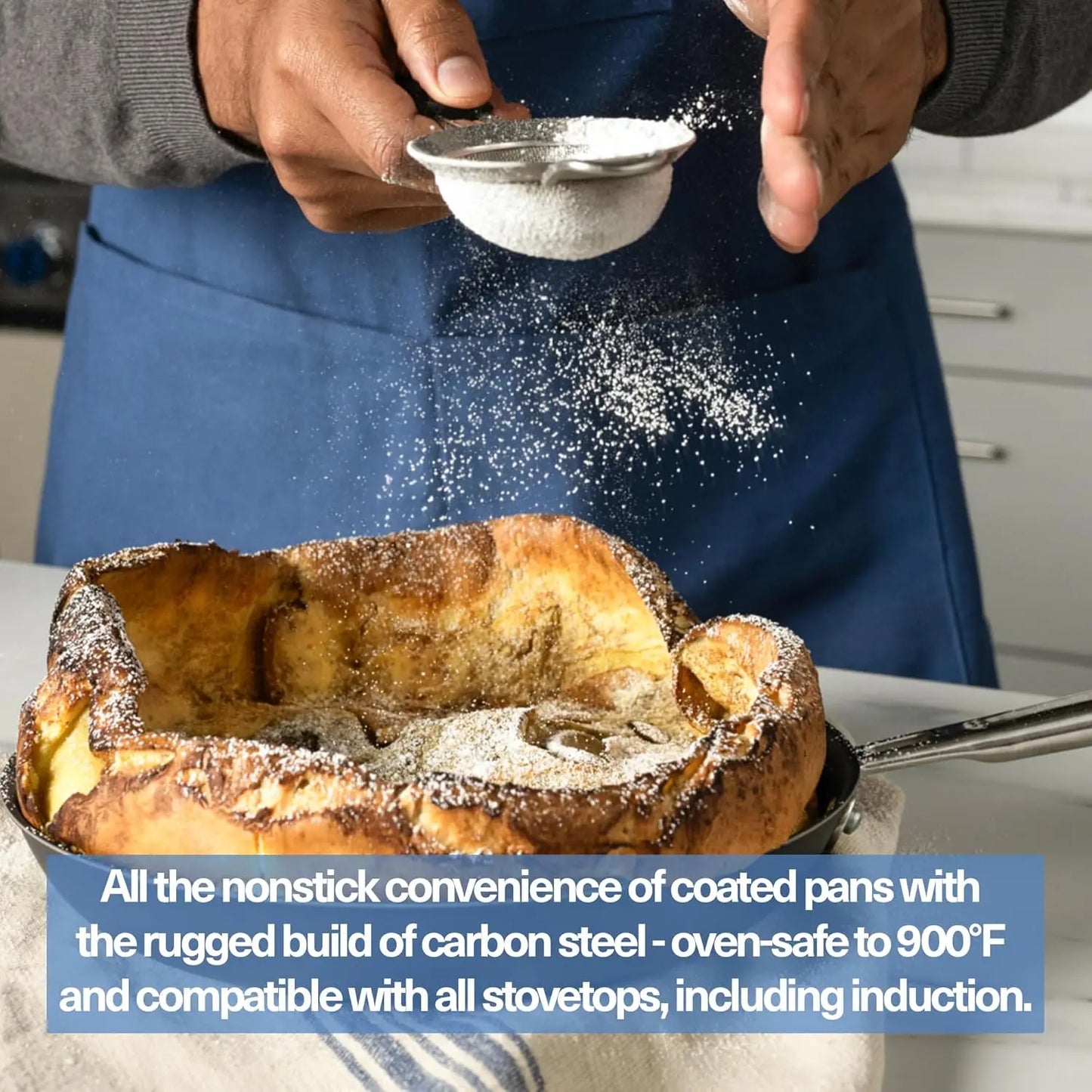 Naturally Nonstick Surface Carbon Steel Frying