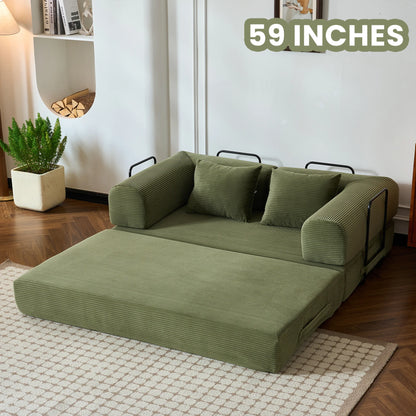 Boneless Couch Foldable Convertible Futon Sleeper Sofa