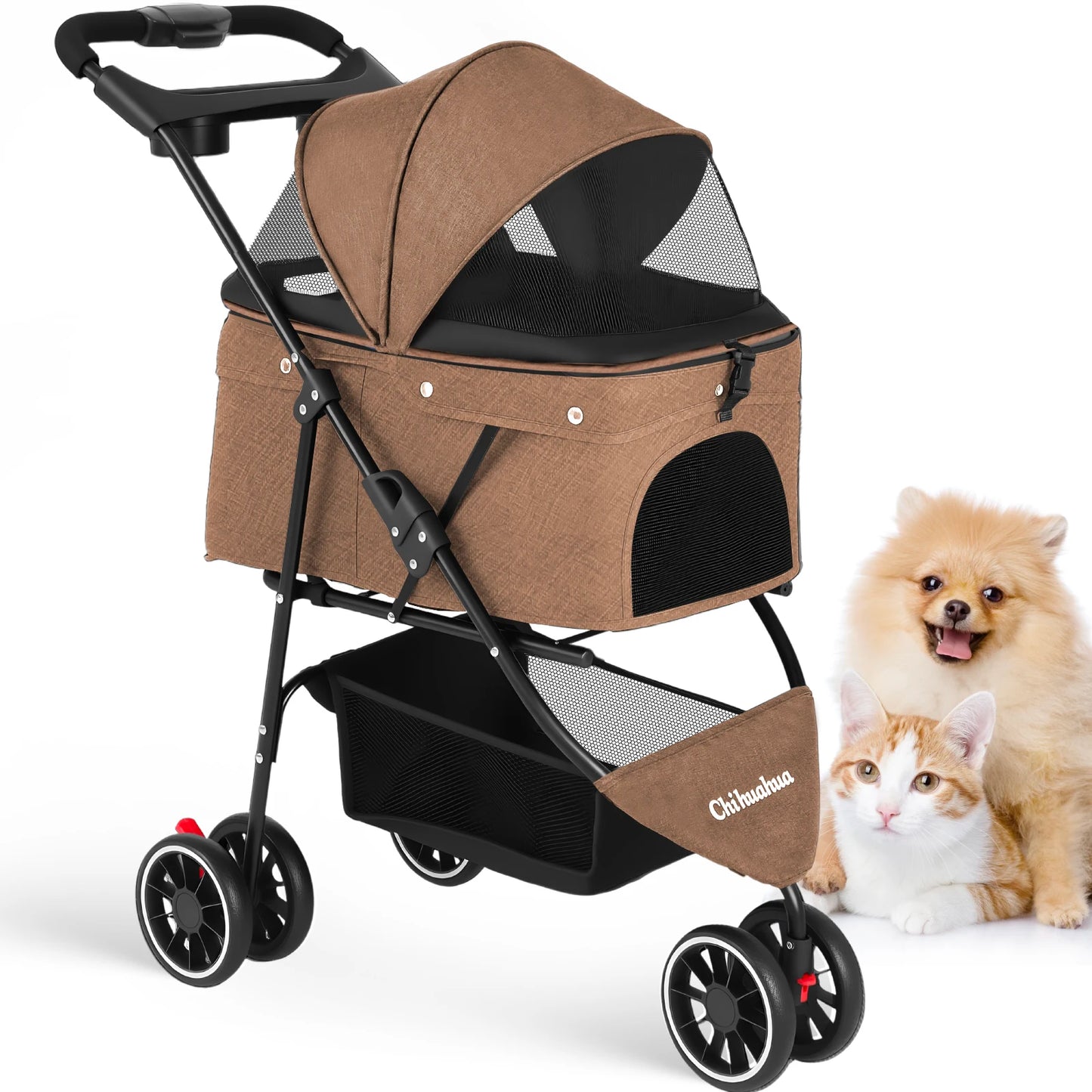 Portable Travel Foldable Dog Cat Carrier Strolling