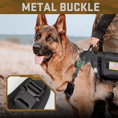 No-Pull Medium Tactical Dog Harness with Handle