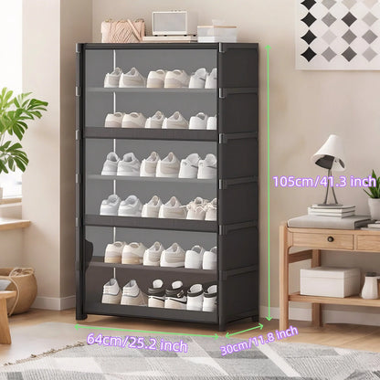 5/7-Layer Dustproof Shoe Cabinet and Organizer Rack