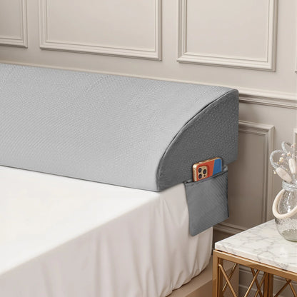 Headboard Wedge Pillow Memory Foam Washable Cover