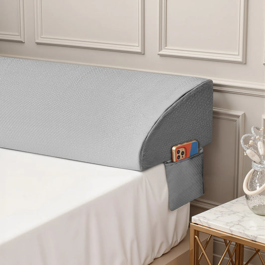 Headboard Wedge Pillow Memory Foam Washable Cover