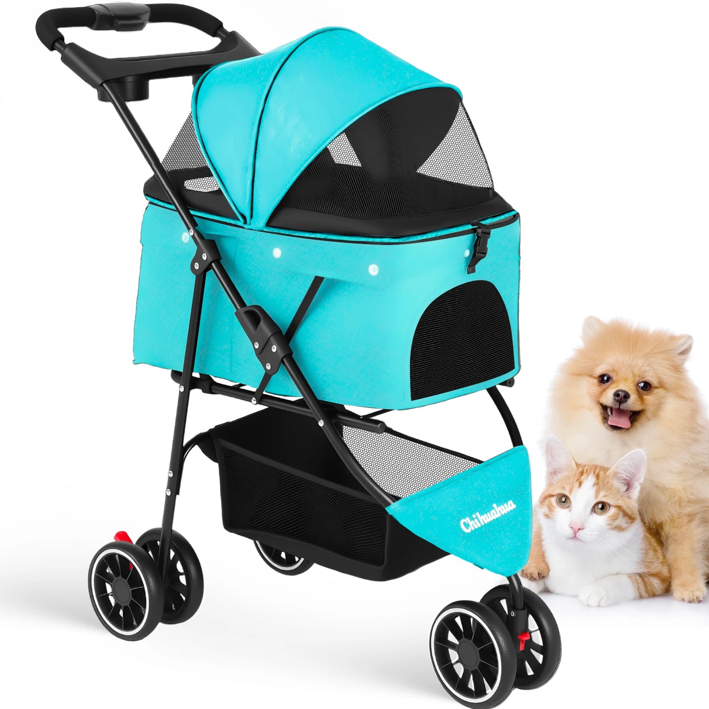 Portable Travel Foldable Dog Cat Carrier Strolling