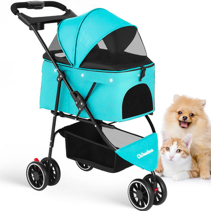 Portable Travel Foldable Dog Cat Carrier Strolling