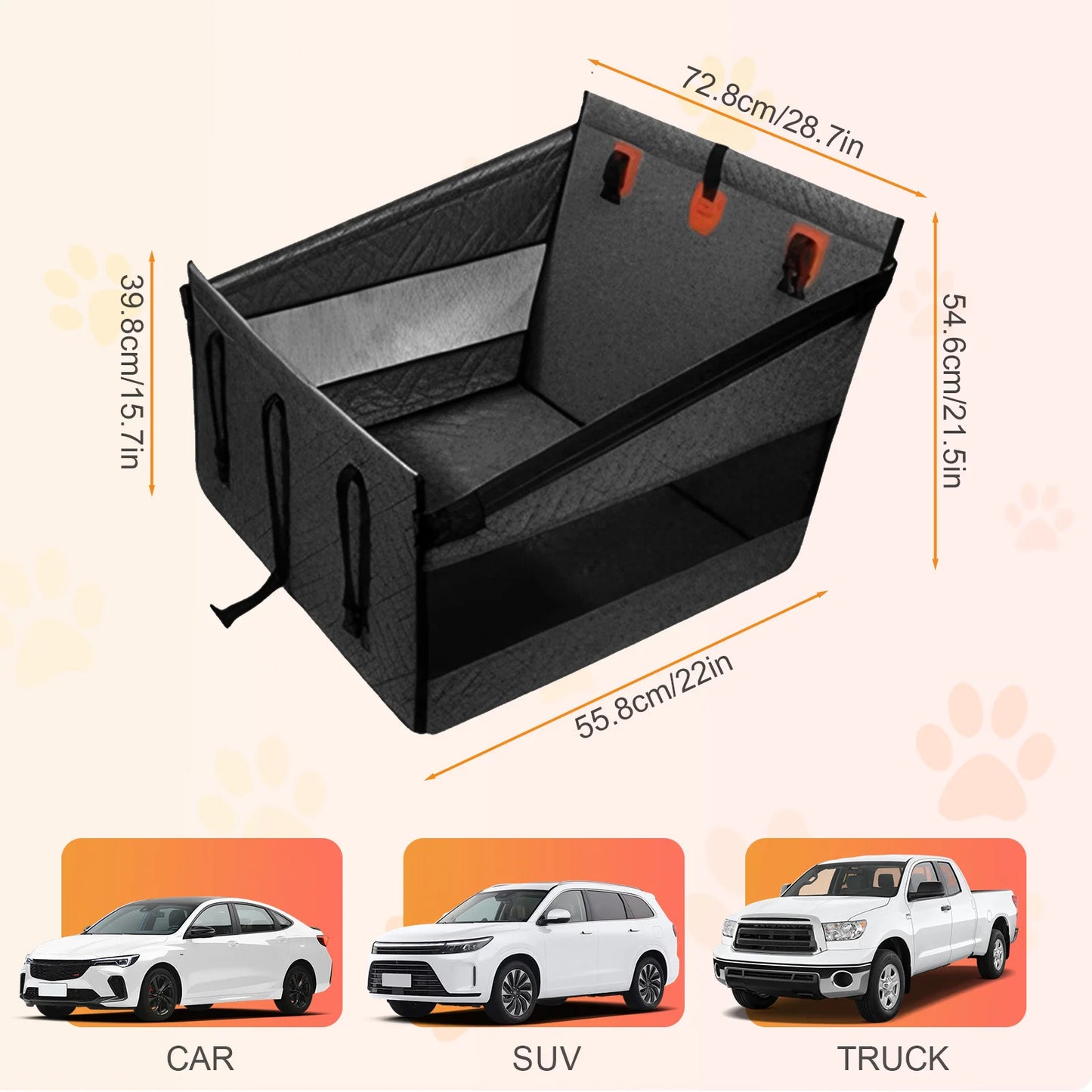 Car/Truck Nonslip Waterproof Back Seat Cover