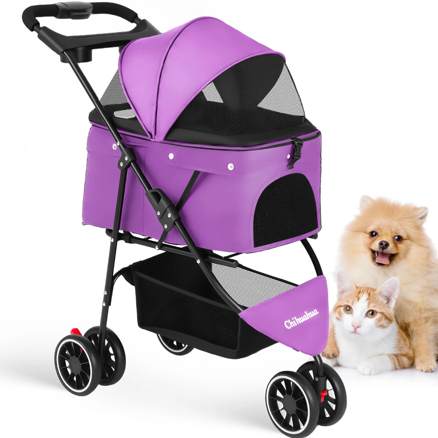 Portable Travel Foldable Dog Cat Carrier Strolling