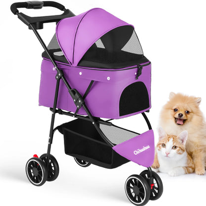 Portable Travel Foldable Dog Cat Carrier Strolling