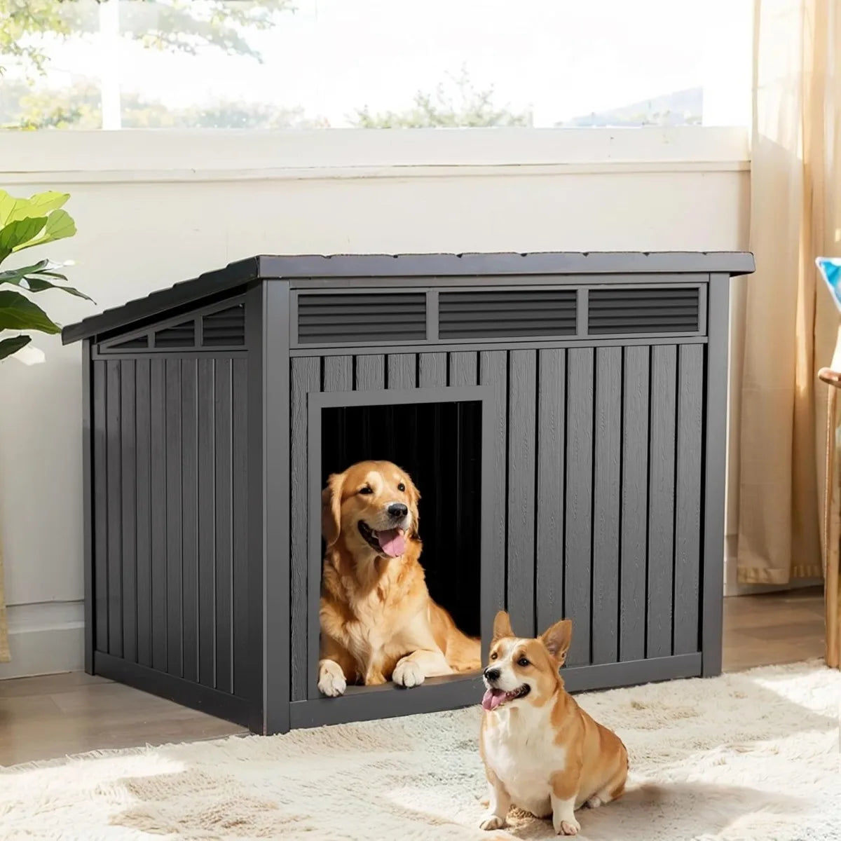 Waterproof Dog House for Small/Medium Dogs
