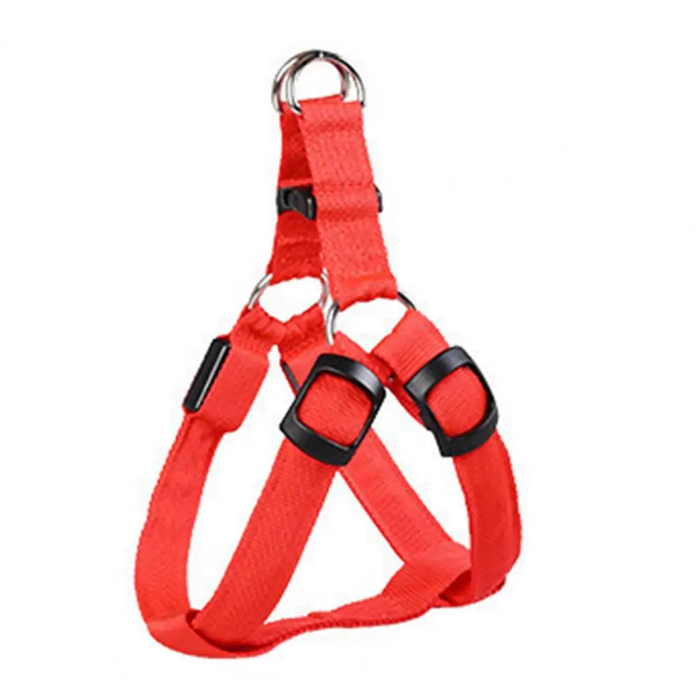 Adjustable LED Pet Harness USB Rechargeable Light