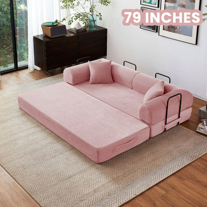 Boneless Couch Foldable Convertible Futon Sleeper Sofa
