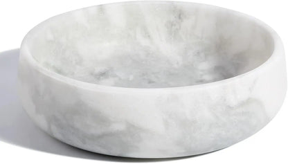 Heavy Duty Large Non-Slip Marble Dog Bowl